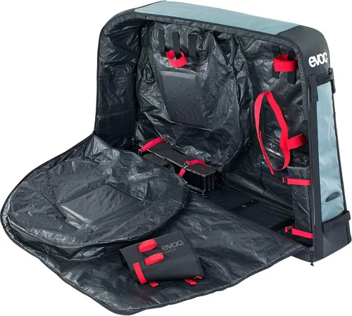 Vista 6 de Bolso de Transporte para Bicicleta EVOC - Funda Ligera para Bicicleta, Compartimento Separado para Ruedas, Estabilización de Montaje en Horquilla