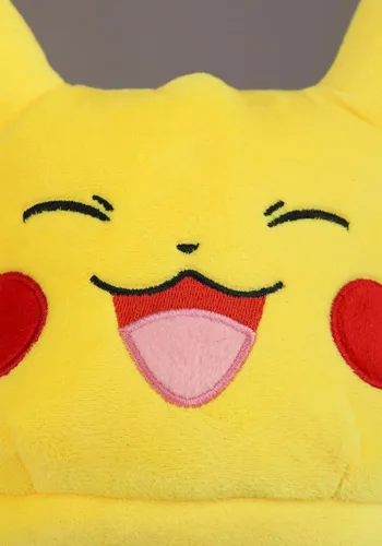 Vista 4 de Pokémon Pikachu - Pantuflas para adultos SM, Amarillo