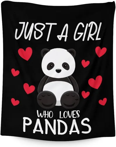 Vista 12 de Manta de panda para regalar – Manta de 30 x 40 pulgadas para niños – Mantas blancas de felpa suave para sofá, oficina