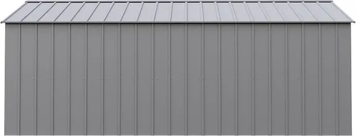 Vista 12 de Arrow Classic Cobertizo de metal, 14 x 17, gris flauta