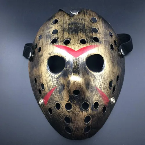 Vista 2 de Leprato Máscara de terror de Halloween, fiesta de máscaras, disfraz de cosplay