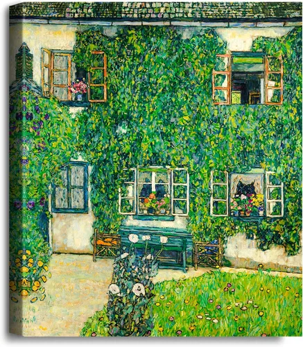 Vista 57 de A&T ARTWORK Avenue to Schloss Kammer por Gustav Klimt. Las reproducciones de arte clásico del mundo, impresiones en lienzo giclée para decoración