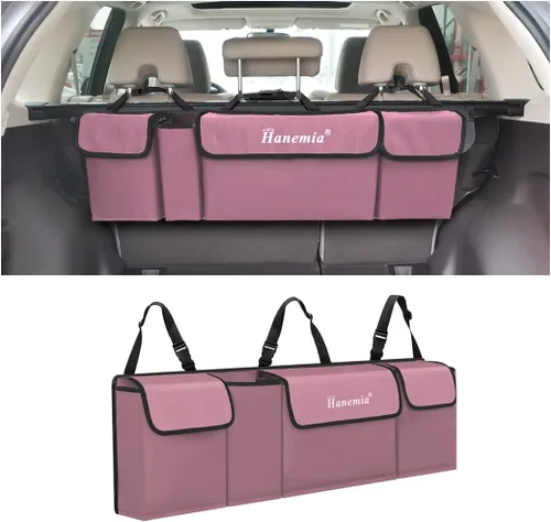 Vista 12 de Organizador y almacenamiento para maletero de automóvil, organizador colgante para asiento trasero para SUV, camión, MPV, impermeable, bolsa
