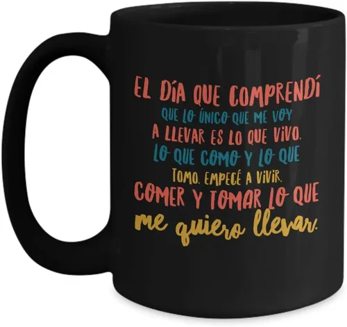 Vista 5 de Regalo para Mama Vaso, taza de café divertidas, tazas personalizadas, taza de café inspiradoras, taza con mensajes positivos.