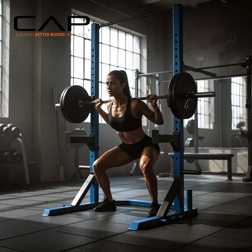 Vista 6 de CAP Barbell - Serie de colores FM-8000F Deluxe Power Rack