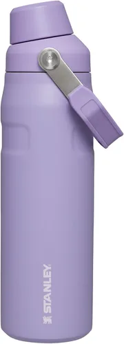 Vista 60 de STANLEY IceFlow Botella de agua de flujo rápido de 24 onzas Tapa con boquilla inclinada Ligera y a prueba de fugas para viajes y deportes Polar