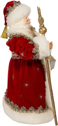 Vista 2 de Kurt S. Adler Adorno de Santa Rojo Regal de 10.5 pulgadas de Navidad