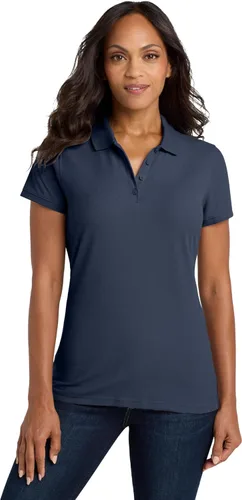 Vista 15 de Port Authority Polo Core Classic Piqué para mujer gris gusty
