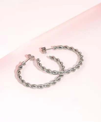 Vista 7 de Limerencia Aretes de aro hipoalergénicos G23 de titanio puro, grandes abiertos, ligeros, con circonita cúbica, para mujeres y niñas, orejas sensibles