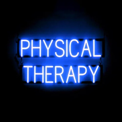 Vista 51 de SpellBrite LED Neon ER Sign for Business - Blue, 9" x 6" Azul