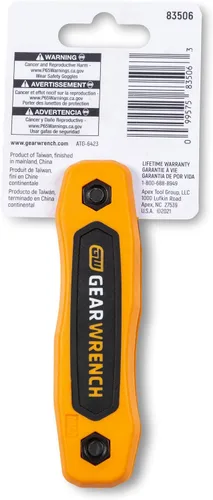 Vista 4 de GEARWRENCH 83506 Juego de llaves hexagonales plegables métricas de 8 piezas