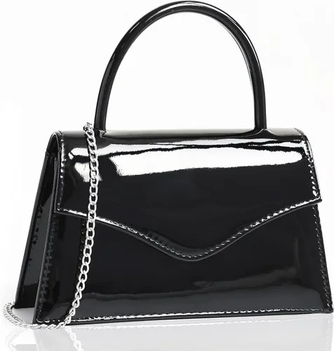 Vista 9 de Milisente Bolso de noche para mujer, bolso de mano para fiesta nupcial, bolsos de cóctel y baile de graduación con charol