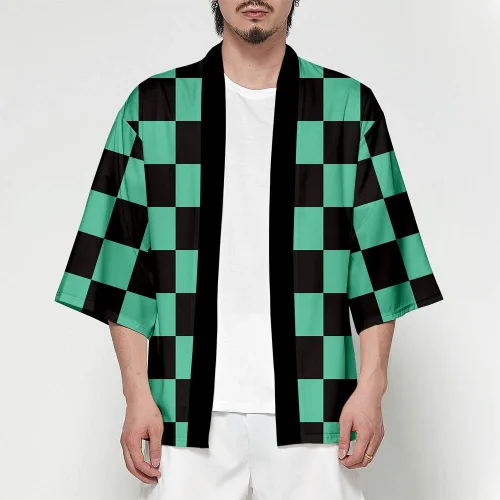 Vista 6 de Disfraz de anime para cosplay con diseño de kimono y disfraz de Halloween
