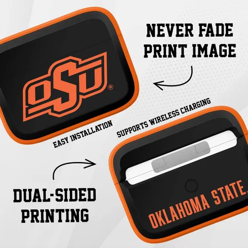 Vista 3 de Oklahoma State Cowboys HDX - Funda compatible con Apple AirPods Pro 1 y 2 (clásico)