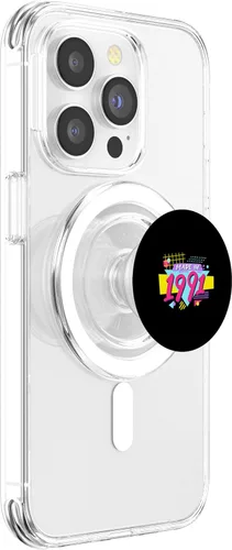 Vista 3 de Made in 1991 90s Nostalgia Retro Vintage 1990s 33rd Birthday PopSockets MagSafe PopGrip for iPhone