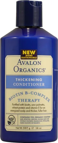 Vista 3 de Avalon Organics Acondicionador espesante, Biotina B-Complex 14 oz