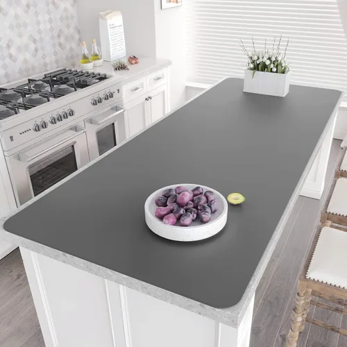 Vista 11 de Warome Alfombrillas de silicona para encimera de cocina, mesa y escritorio, 23.6 x 15.7 pulgadas, protector de encimera resistente al calor