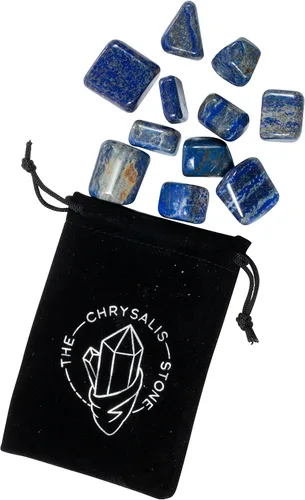 Vista 3 de Lapislázuli de alta calidad, cristal curativo, curación metafísica, piedra de chakra