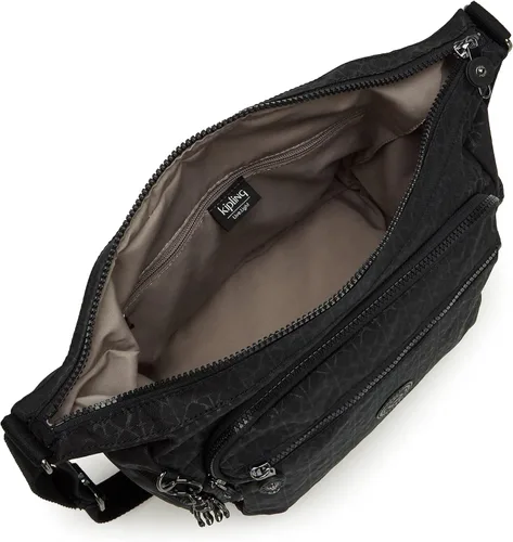 Vista 3 de Kipling Bolso cruzado Gabbie para mujer, bolso ligero para uso diario, bolso de hombro casual, Firma Emb