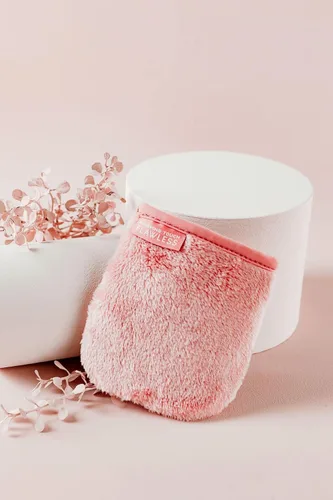 Vista 4 de Finishing Touch Flawless Guantes faciales: juego de paños removedor de maquillaje de 7 días, almohadillas reutilizables, toallitas faciales, cara