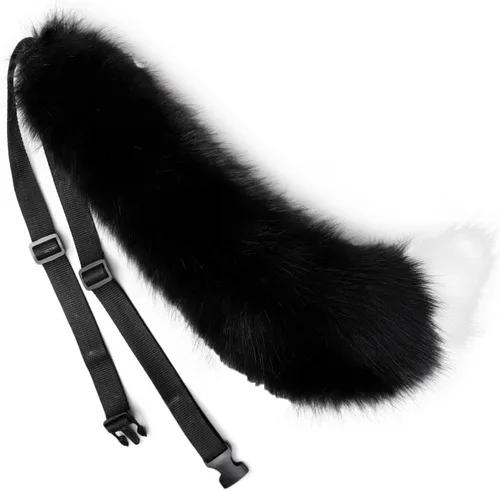Vista 9 de Fxaelian Cosplay Animal Tail Fox Squirrel Cat Dog Wolf Tail and Ears Diadema Accesorio de disfraz