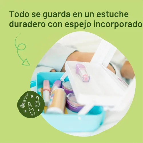 Vista 5 de Melissa & Doug Love Your Look - Kit de maquillaje de 16 piezas