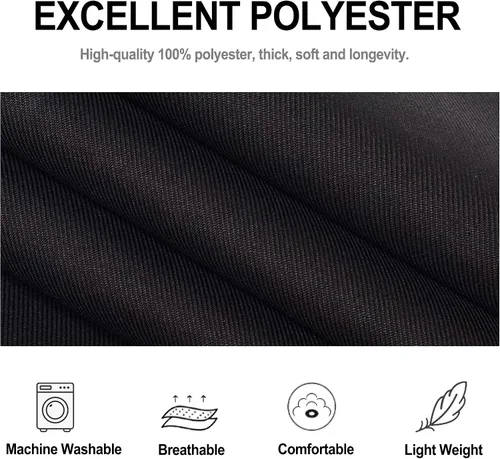 Vista 3 de Paquete de 5 delantales de chef blanco y negro, delantal de cocina con bolsillo para hombres y mujeres, delantal de trabajo de cocina para camarera