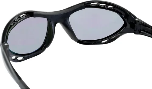 Vista 5 de Hurricane Eyewear Gafas flotantes polarizadas para motos acuáticas de categoría 4, marcos acolchados negros con revestimiento antivaho
