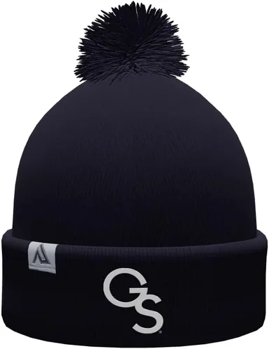 Vista 59 de NCAA Prime - Gorro de punto de invierno con pompón plegable