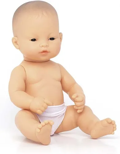 Vista 13 de Muñeca de bebé recién nacida Miniland, anatómicamente correcta, 12.63 pulgadas, Chica africano