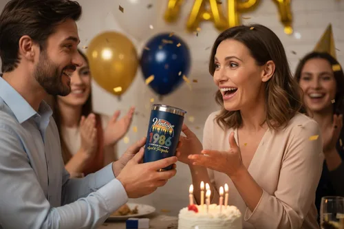 Vista 4 de Regalos de cumpleaños n.° 40 para hombres y mujeres – Decoración de cumpleaños 40 en 1986, ideas para él, regalo para hombre que cumple 40 años