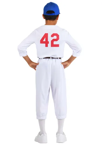 Vista 2 de Disfraz de Béisbol Salón de la Fama para Niños Multicolor