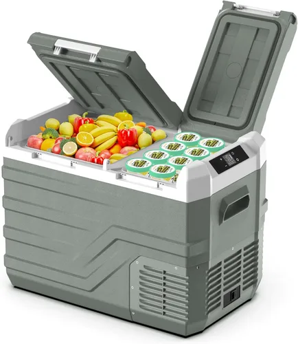 Vista 11 de Alpicool Refrigerador de 12 Voltios Portátil Refrigerador Portátil para Automóvil 25 Cuartos Nevera para Automóvil Portátil 12V Refrigerador