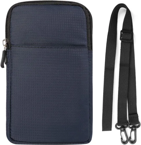 Vista 8 de Funda de nailon para teléfono celular para hombre, con clip para cinturón, bolsa de cintura compatible con iPhone 17 Pro Max Galaxy S26 Ultra S26+
