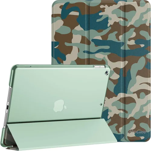 Vista 13 de ProCase Funda para iPad de 9ª/8ª/7ª generación de 10.2 pulgadas (versión 2021/2020/2019), funda 10.2 iPad de 9ª/8ª/7ª generación, funda inteligente