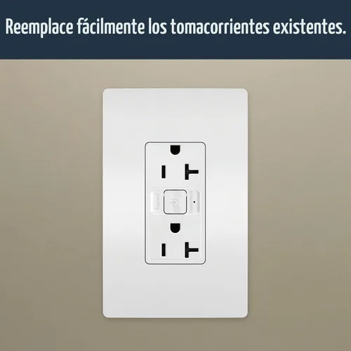 Vista 5 de [Usado] Legrand Radiant con salida inteligente Netatmo de 20 amperios, color blanco, 1 paquete
