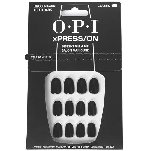 Vista 27 de OPI xPRESS/ON Press on Nails Short Round Classic, Long Almond & Coffin Shape Press-On Professional Nail Art Kit