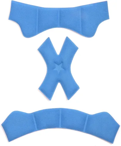 Vista 2 de Kit de almohadillas de espuma de acolchado interior para casco azul-rosa, esponja sellada, forro protector, acolchado de protección, tapete