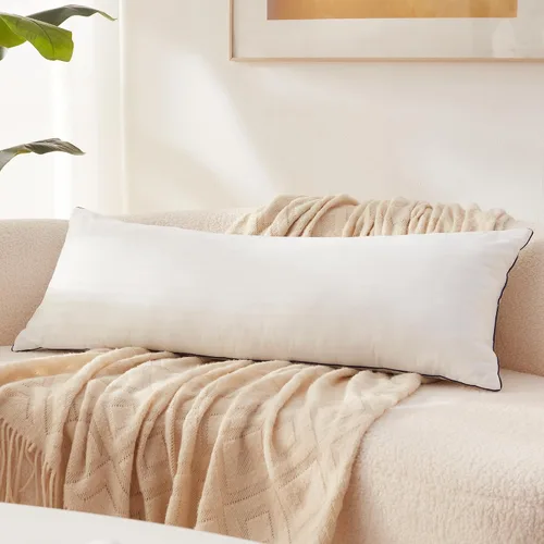 Vista 12 de Relleno de almohada de espuma viscoelástica de 36 x 56 cm, relleno de almohada lumbar premium para almohada decorativa, sala de estar, sofá
