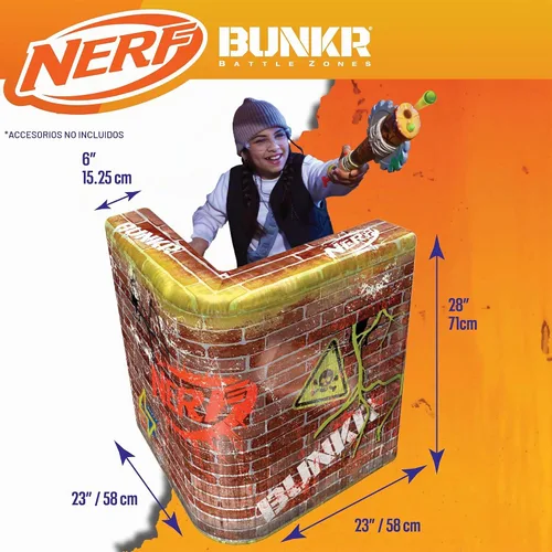 Vista 4 de NERF BUNKR Zombie Last Stand Inflatable Battle Zone