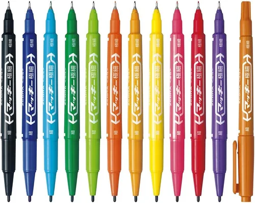 Vista 8 de Zebra marcador permanente McKee extra fino B-MO-120-MC-BK Negro 10 piezas