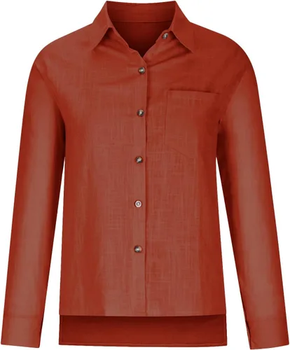 Vista 122 de SMIDOW Camisa de algodón y lino con botones para mujer