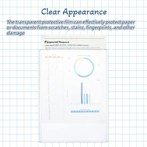 Vista 5 de 12 protectores rígidos de impresión de 8 1/2" x 11" - Toploaders transparentes - Fundas de plástico duro para documentos y fotos - Protector