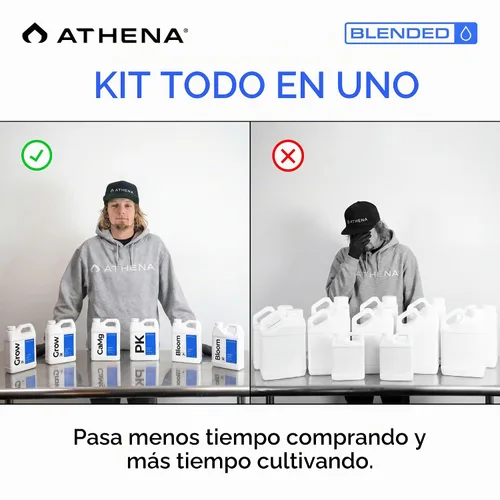 Vista 6 de Athena Blended Line - Kit de iniciación de nutrientes Solución completa de nutrientes y fertilizantes de 8 partes
