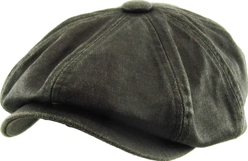 Vista 20 de KBETHOS Gorras clásicas de periódicos de la colección Ivy de Ascot de cuero fabricadas en Estados Unidos