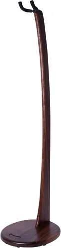 Vista 2 de Ruach Soporte de madera original para bajo Galanta, hecho a mano de nogal