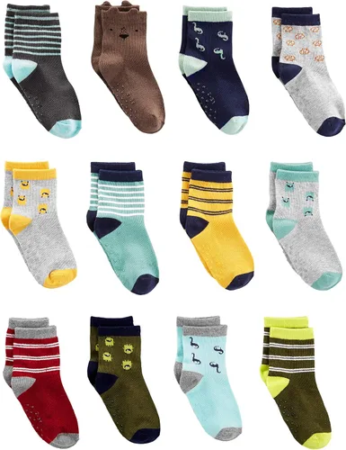 Vista 65 de Simple Joys by Carter's Paquete de 12 calcetines para bebé niño