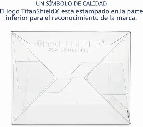 Vista 4 de TitanShield Funda protectora de 0.020 in compatible con Funko - Figuras de vinilo Pop! de 4 pulgadas (paquete de 8)