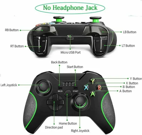 Vista 3 de Lyyes Control inalámbrico para Xbox One compatible con Xbox OneOne SOne XOne SeriesPC Windows 7810