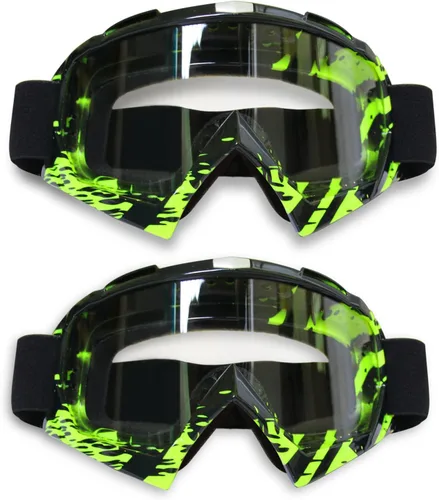 Vista 10 de Gafas de motocross ATV Motocross MX Off Road para hombres, mujeres, adultos, jóvenes, carreras de equitación